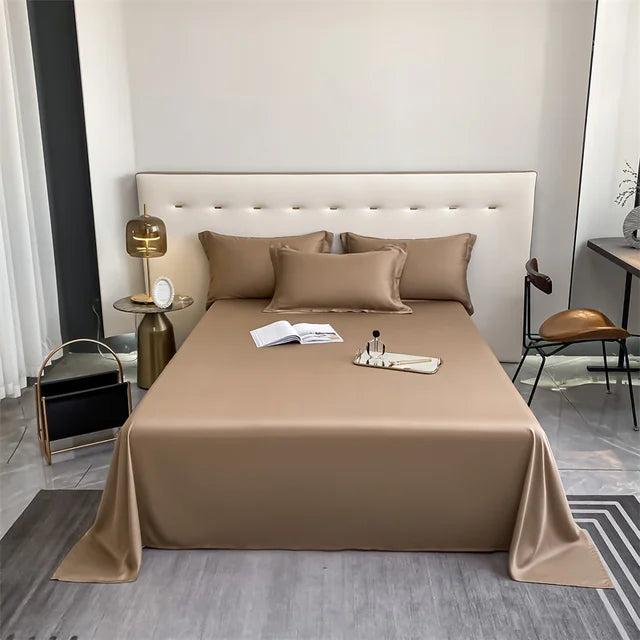 100% Bamboo Luxury Bed Sheet – Cooling, Solid Color, Multiple Sizes
