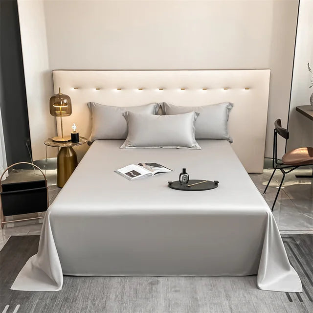 100% Bamboo Luxury Bed Sheet – Cooling, Solid Color, Multiple Sizes