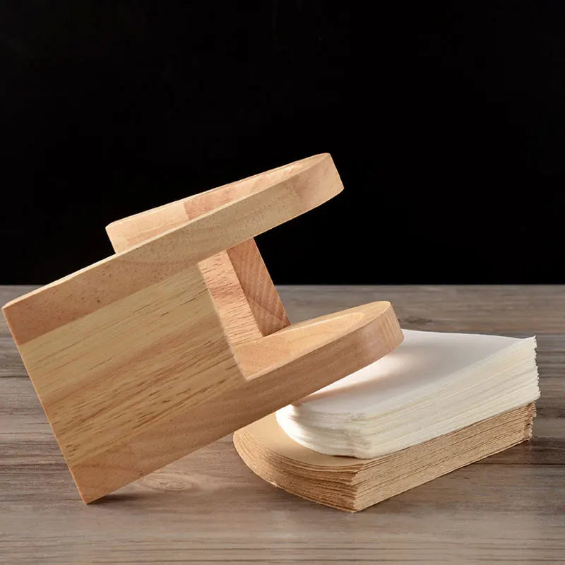 Porte-filtre en papier en bambou