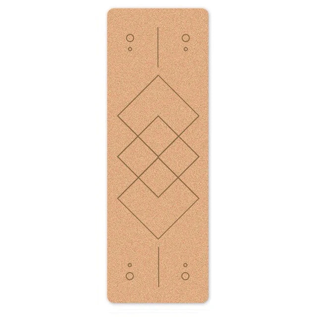 4mm Natural Cork TPE Yoga Mat