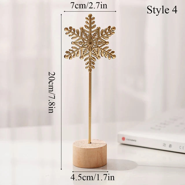 Miniature Figurines Wooden Ornaments Home Decoration Ginkgo Leaf Decoration Office Desktop Crafts