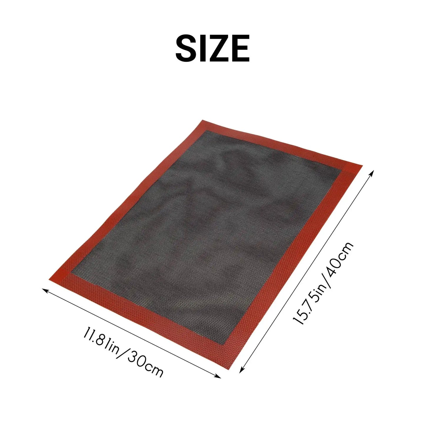 Tapis de cuisson perforé en silicone Revêtement antiadhésif pour plaque de four