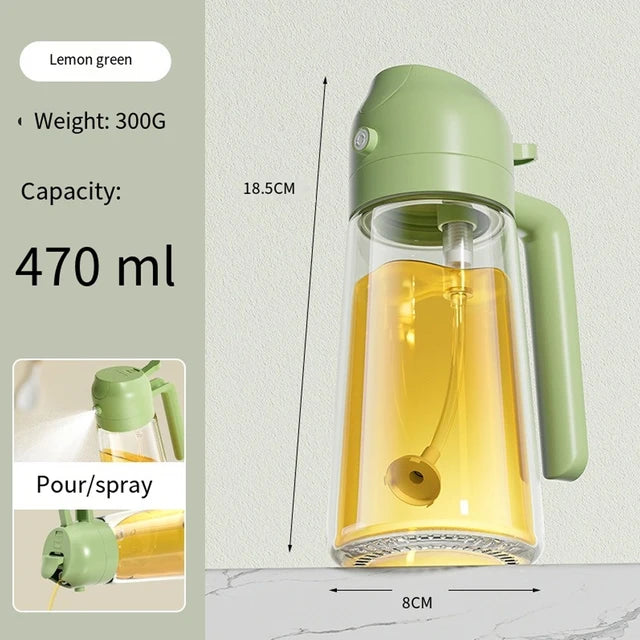 2-in-1 Kitchen Oil Sprayer & Oil Dispenser