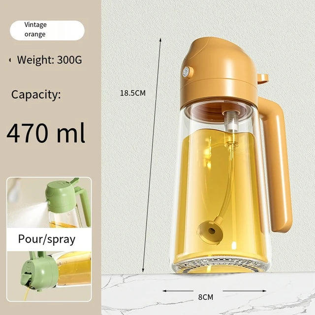 2-in-1 Kitchen Oil Sprayer & Oil Dispenser