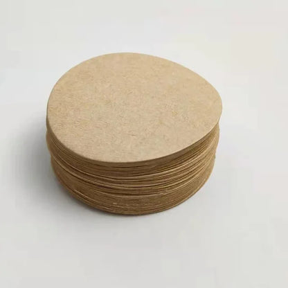 100Pcs Round Coffee Filter Paper 56mm 60mm 68mm for Espresso Coffee Maker V60 Dripper Moka Pot