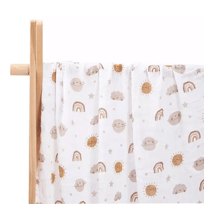 120x120cm Bamboo Cotton Baby Swaddle