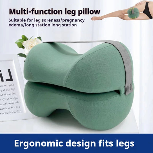 1PC Contoured Leg Knee Pillow for Sleeping – Cooling Memory Foam