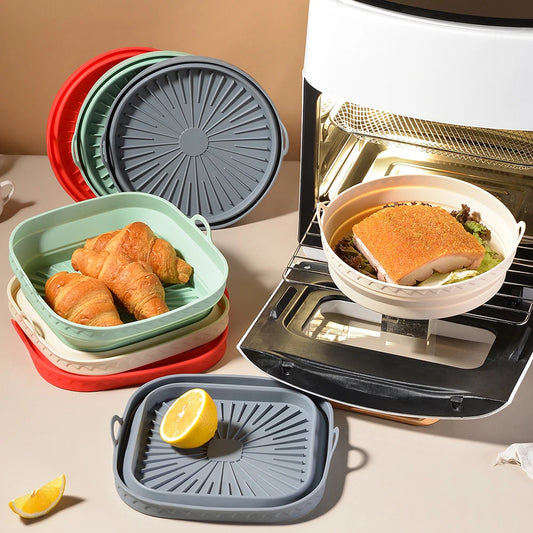 Reusable Foldable Silicone Airfryer Pan Liner