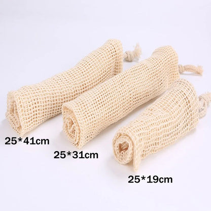 Reusable Cotton Mesh Produce Bags