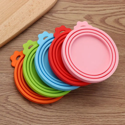 Couvercle de boîte de conserve en silicone 3 en 1 réutilisable