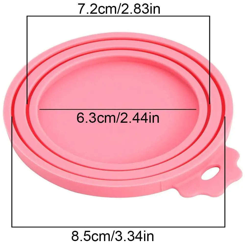 Couvercle de boîte de conserve en silicone 3 en 1 réutilisable