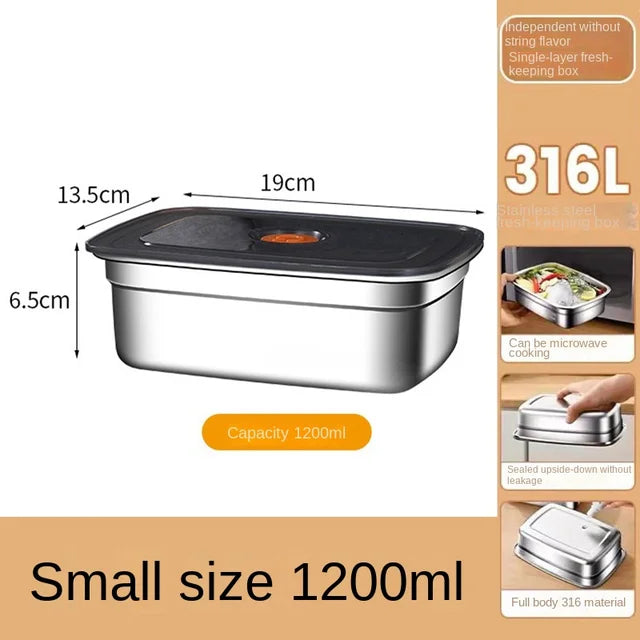 304 Stainless Steel Leak-Proof Bento Lunch Box