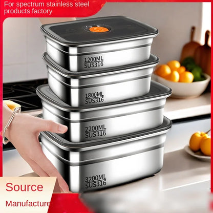 304 Stainless Steel Leak-Proof Bento Lunch Box