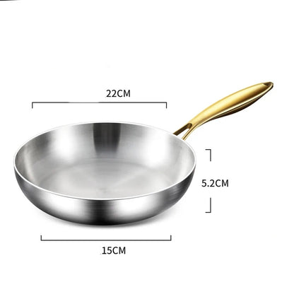 Premium 316 Stainless Steel Frying Pan