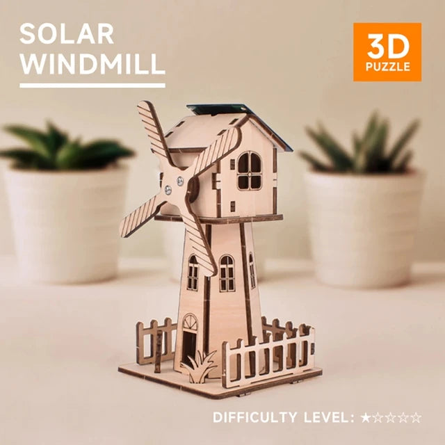 Solar Windmill 3D Puzzle