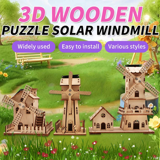 Solar Windmill 3D Puzzle