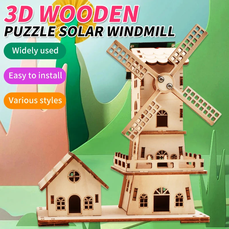 Solar Windmill 3D Puzzle