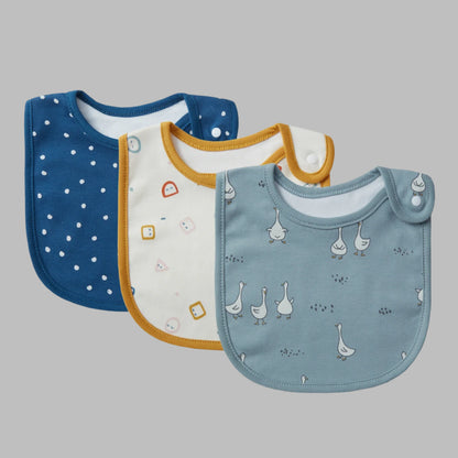 3pcs/set Baby Feeding Bibs Waterproof Aprons for Kids & Toddlers