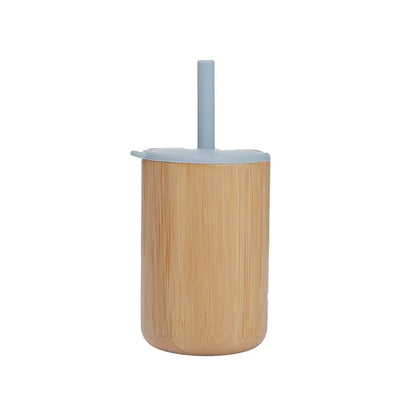 Baby Feeding Cup (5 Colors - Bamboo Silicone Sippy Cup)
