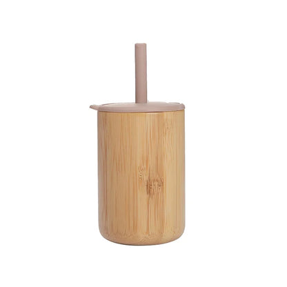 Baby Feeding Cup (5 Colors - Bamboo Silicone Sippy Cup)