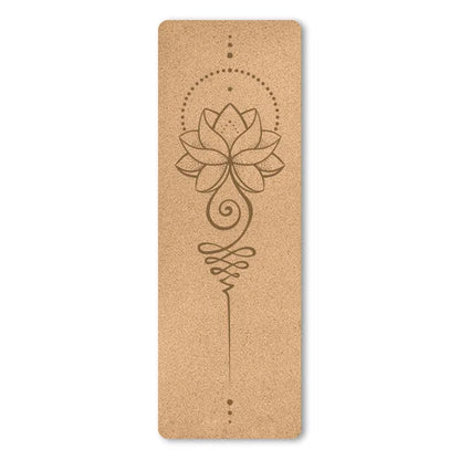 6mm Natural Cork TPE Yoga Mat