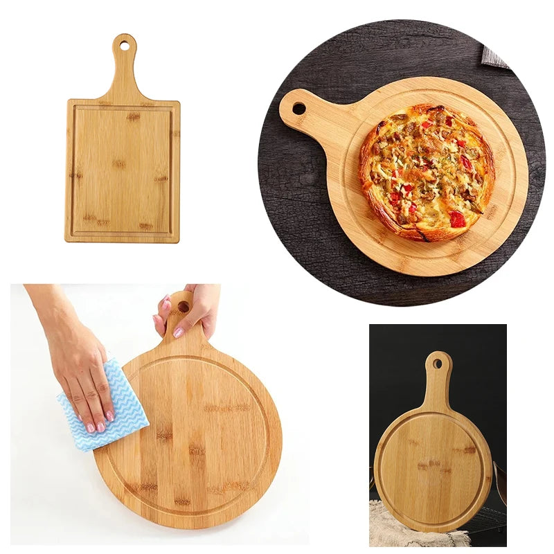 Bamboo Cutting Board with Handle