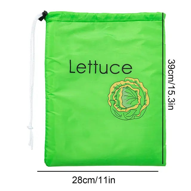 Banana And Lettuce Storage Bag Keeping Produce Fresh