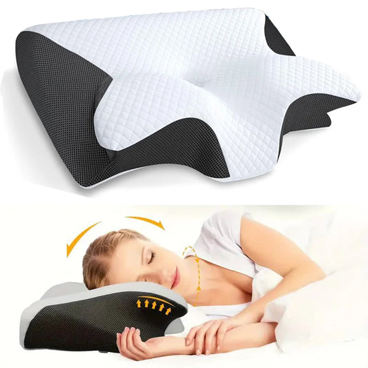 Butterfly Sleep Memory Neck Pillow