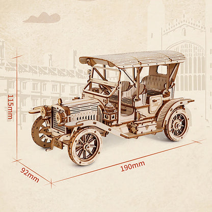 Classic Car 3D Car Wooden Puzzle