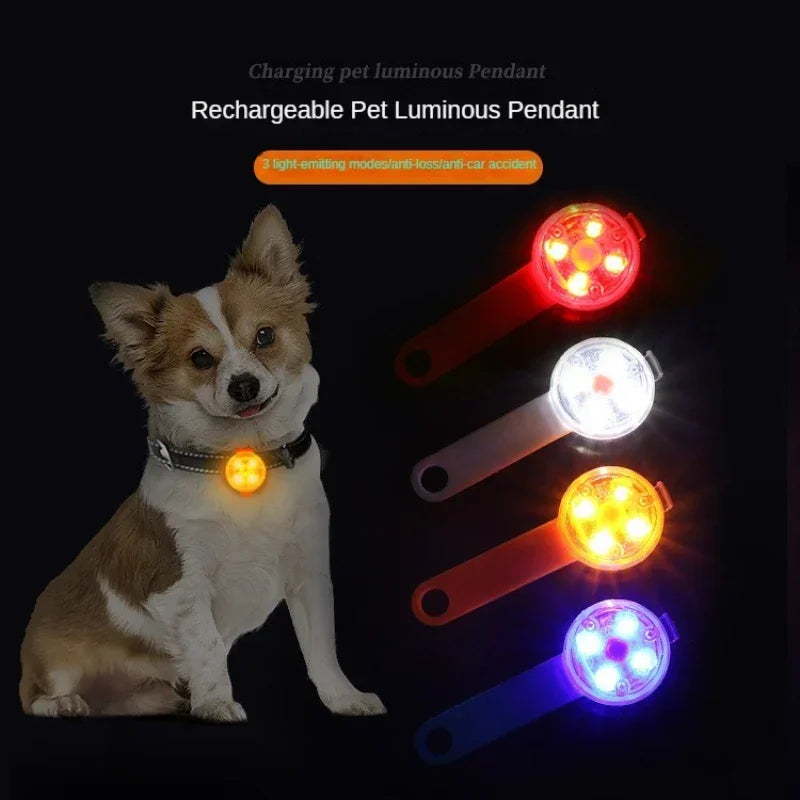 LED Waterproof Anti-Loss Safety Pendant for Pets