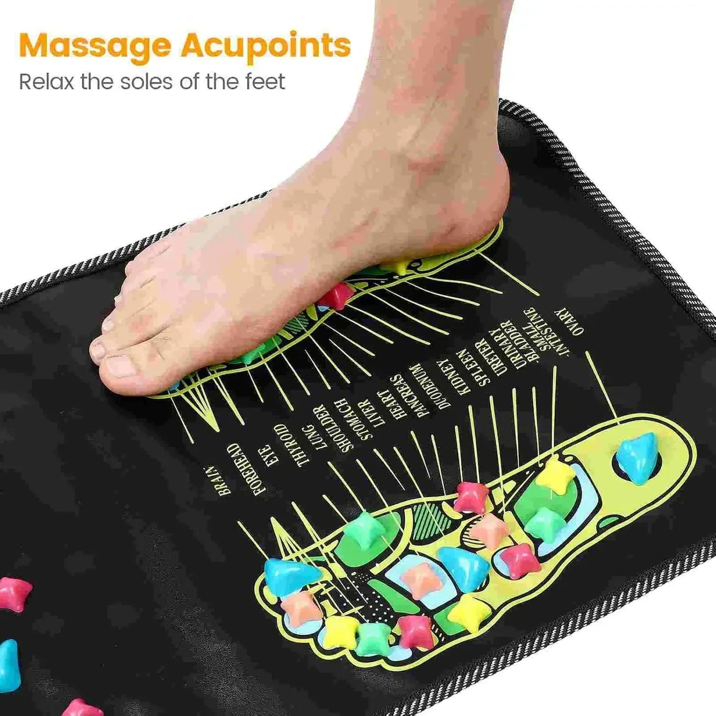 Fingerpressure Board Foot Massage Pad (Imitation Goose Soft Stone Road)