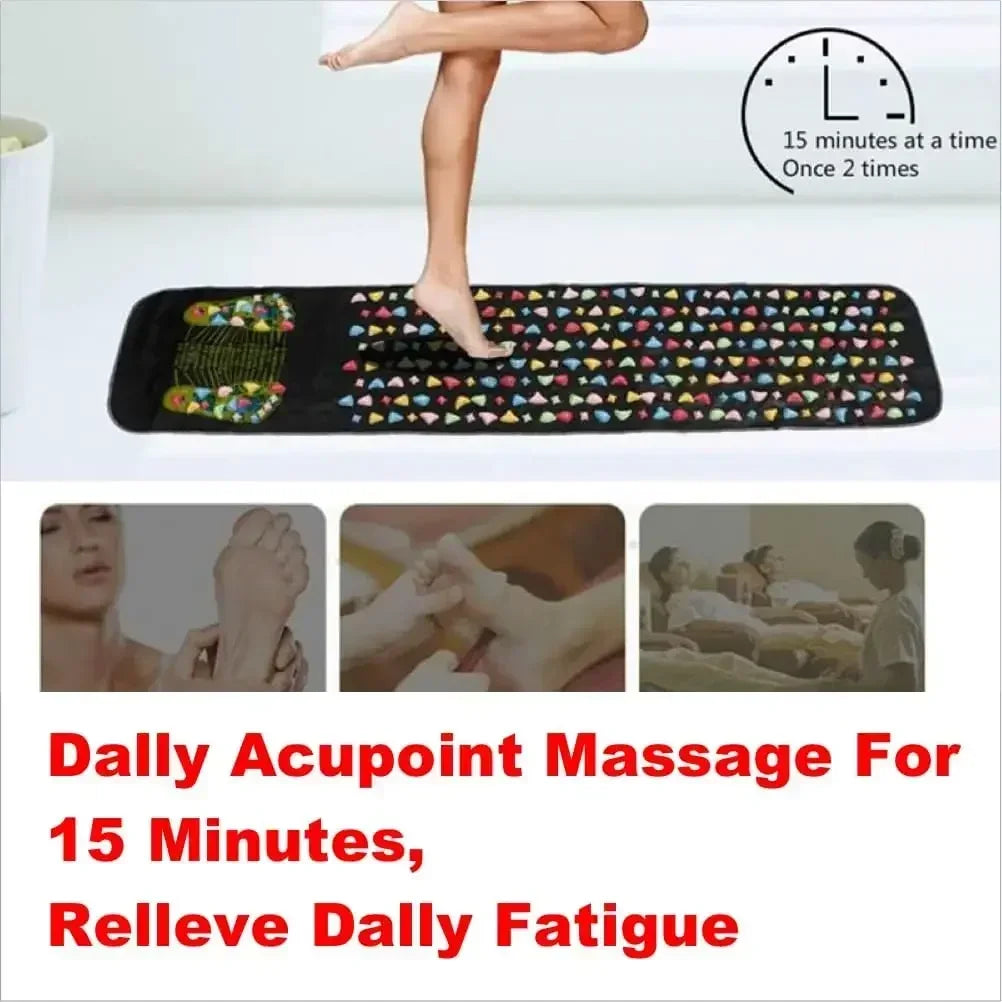 Fingerpressure Board Foot Massage Pad (Imitation Goose Soft Stone Road)