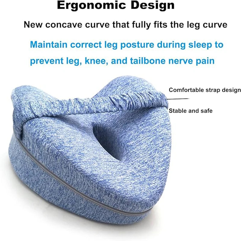 Leg Knee Foam Support Pillow (Memory Foam, Ergonomic Design)