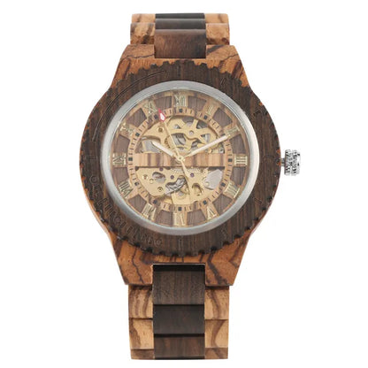 Luxury Wood Watch – Mechanical Self-Winding