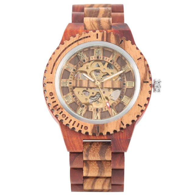 Luxury Wood Watch – Mechanical Self-Winding