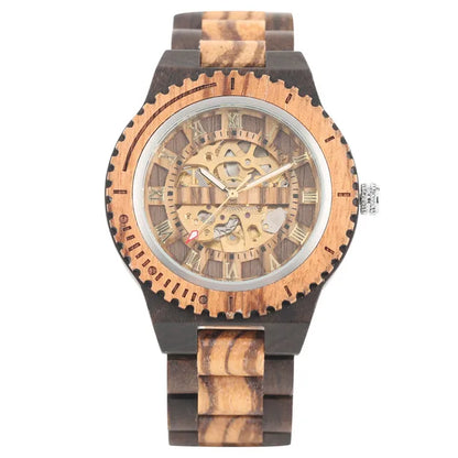 Luxury Wood Watch – Mechanical Self-Winding