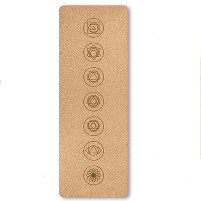 4mm Natural Cork TPE Yoga Mat