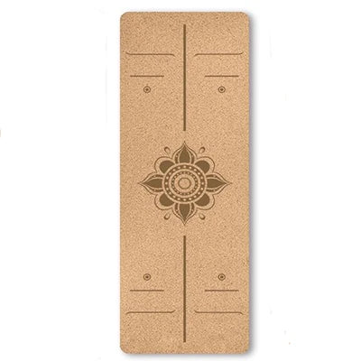 4mm Natural Cork TPE Yoga Mat