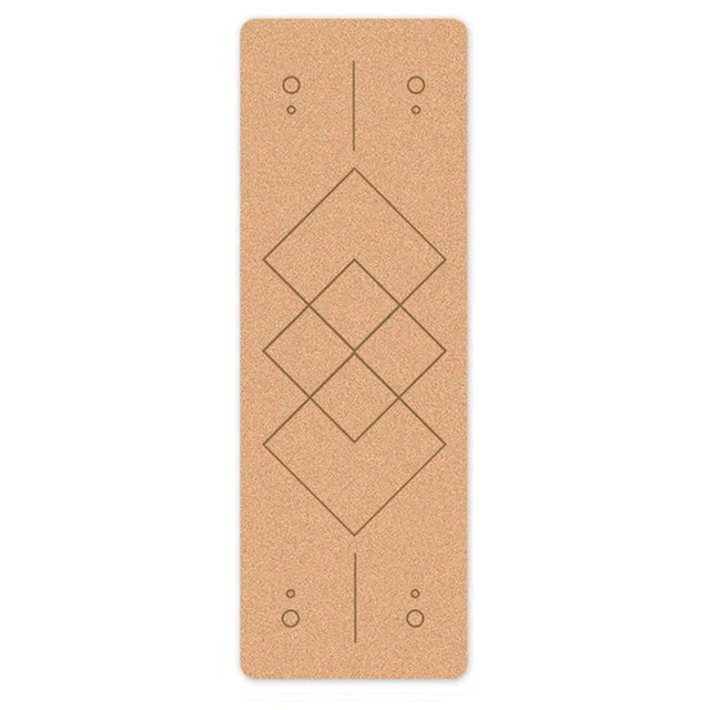 4mm Natural Cork TPE Yoga Mat