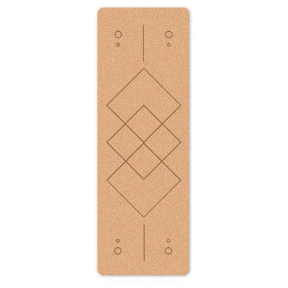 4mm Natural Cork TPE Yoga Mat