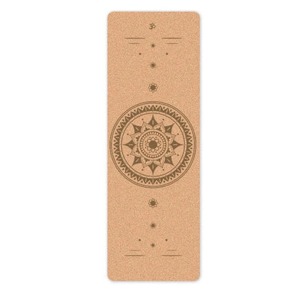 4mm Natural Cork TPE Yoga Mat