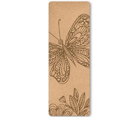 4mm Natural Cork TPE Yoga Mat