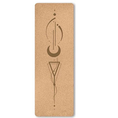 4mm Natural Cork TPE Yoga Mat