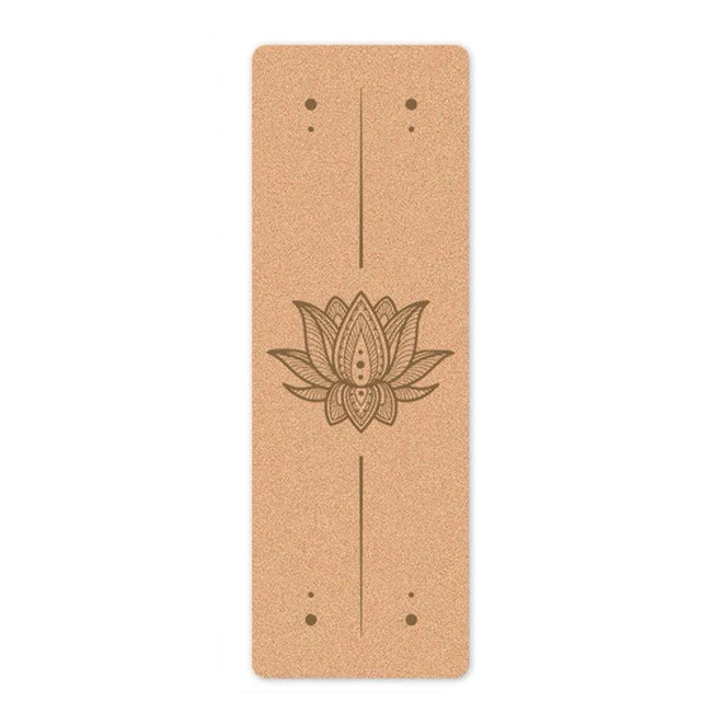 4mm Natural Cork TPE Yoga Mat