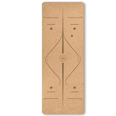 4mm Natural Cork TPE Yoga Mat