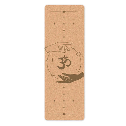 4mm Natural Cork TPE Yoga Mat