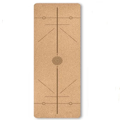 4mm Natural Cork TPE Yoga Mat