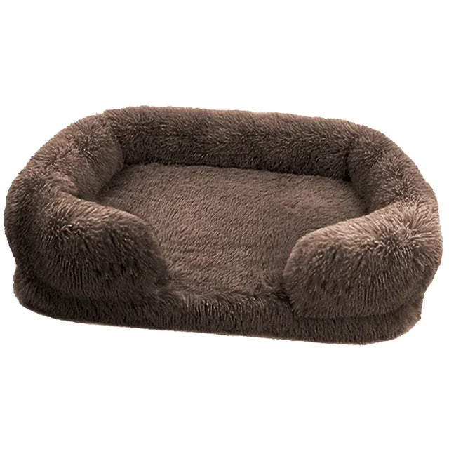 DogPlush Pet Bed – Large, Thickened, Winter-Ready, with Removable Pad