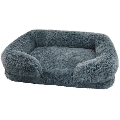 DogPlush Pet Bed – Large, Thickened, Winter-Ready, with Removable Pad