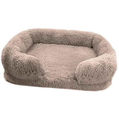 DogPlush Pet Bed – Large, Thickened, Winter-Ready, with Removable Pad